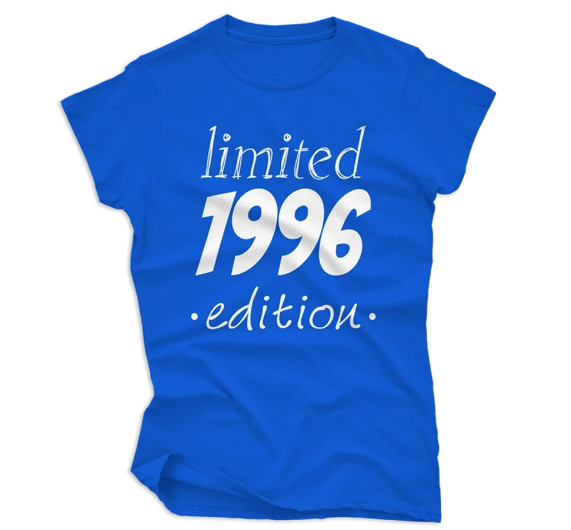 koszulka damska limited 1996 edition niebieska.webp