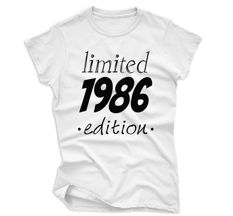 Koszulka damska limited 1986 edition biała.webp