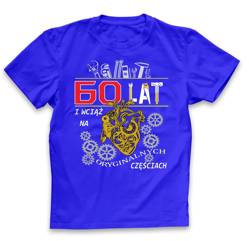 koszulka męska 60 wciąż niebieska.webp