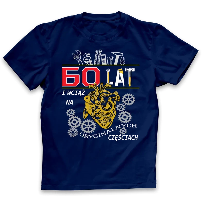 koszulka męska 60 wciąż granatowa.webp
