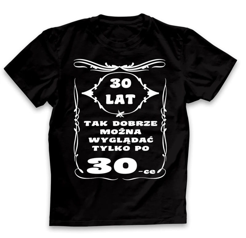 koszulka męska tak dobrze po 30 czarna.webp