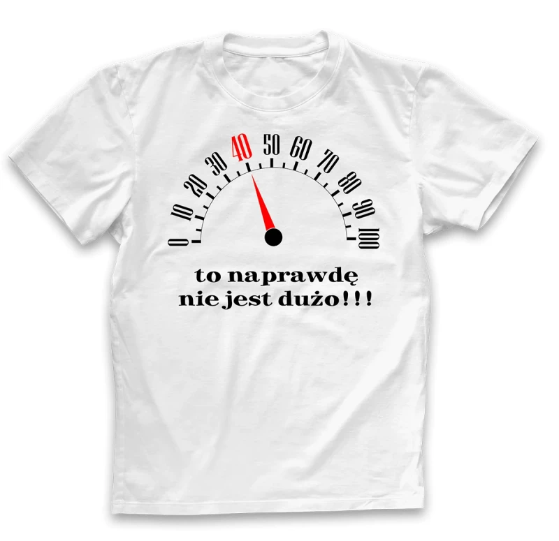 koszulka męska 40 to nie dużo biała.webp