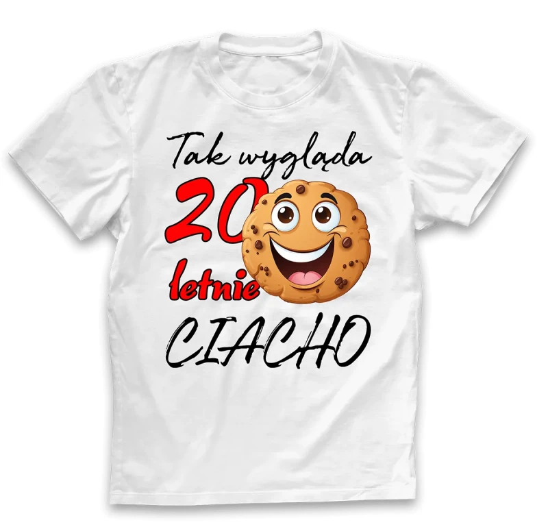 koszulka męska 20 ciacho biała.webp