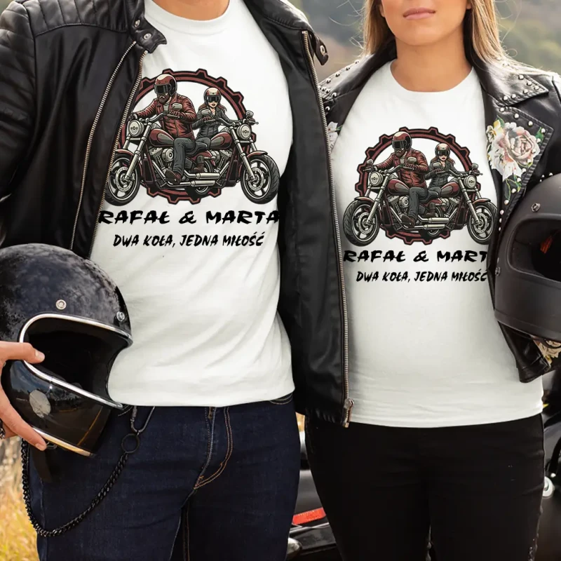 Koszulki dla pary dwa koła.webp