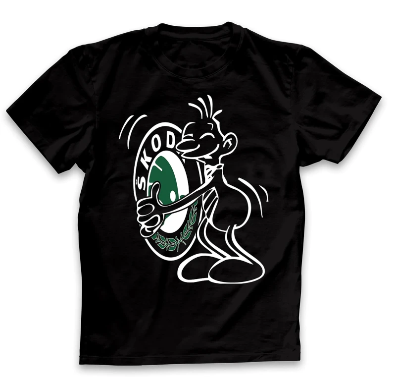 koszulka męska fan skody czarna.webp