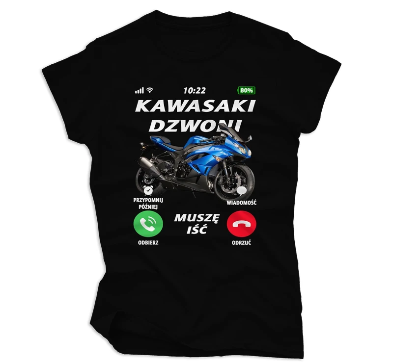 koszulka damska kawasaki dzwoni czarna.webp