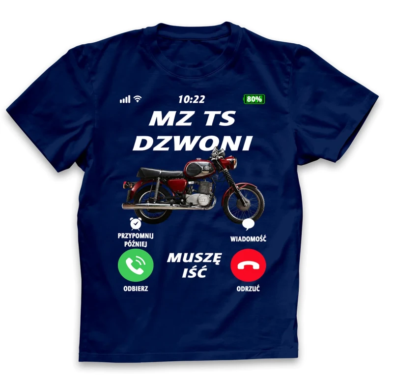 koszulka męska MZ TS DZWONI niebieska.webp