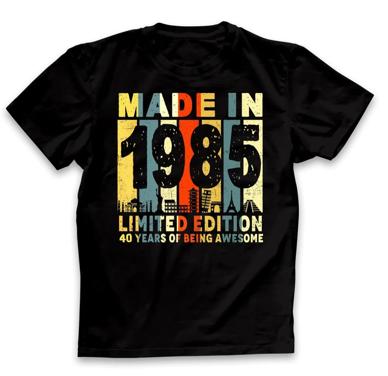 Koszulka MADE IN 1985 męska WYPRZEDAŻ roz.S