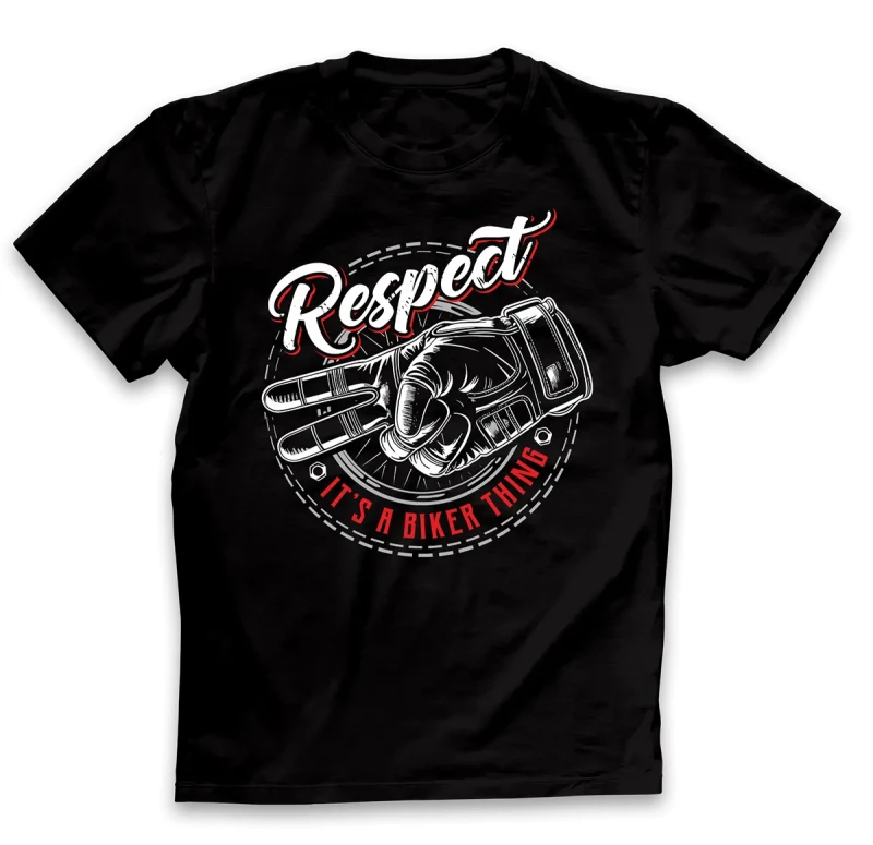 koszulka męska respect czarna.webp