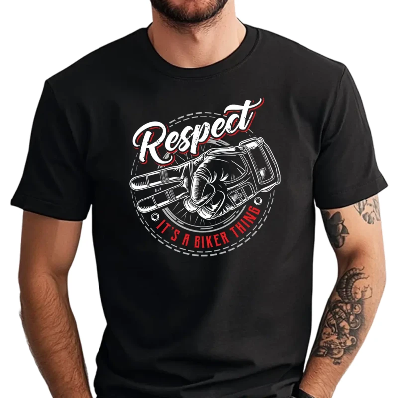 Koszulka męska Respect – It's a biker thing
