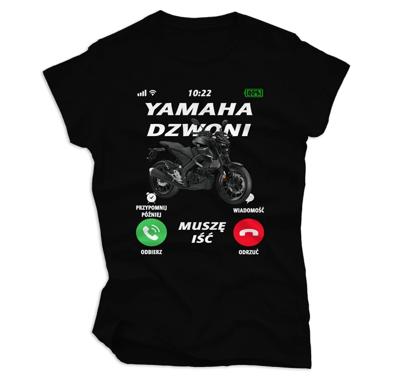 koszulka damska yamaha dzwoni czarna.webp