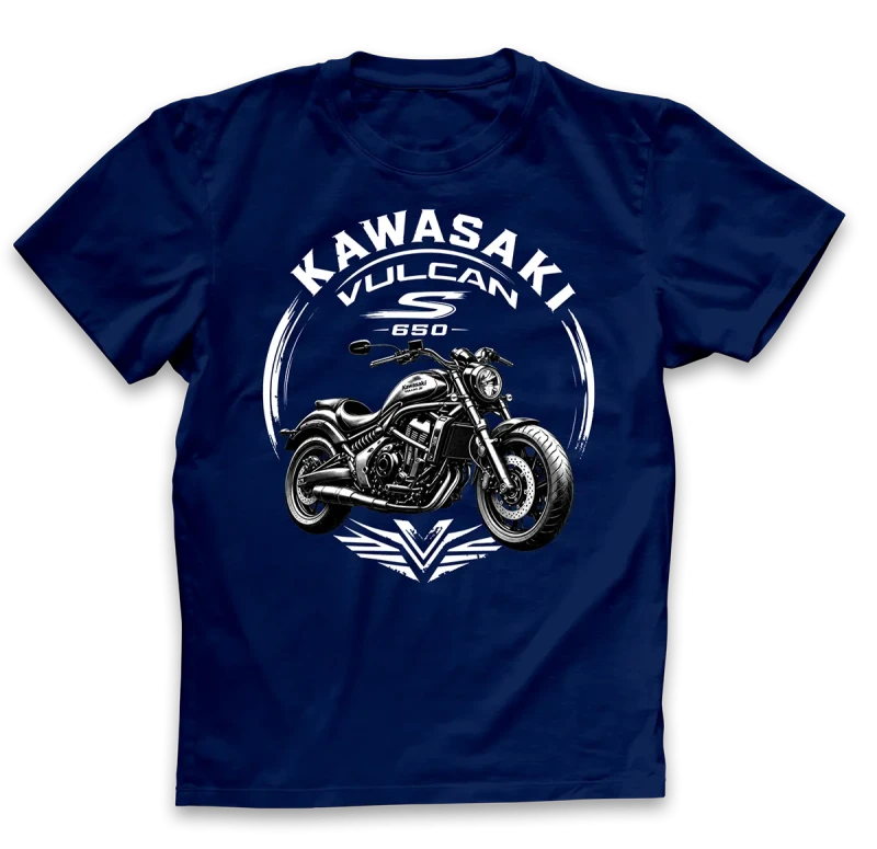 koszulka męska vulcan s granatowa.webp