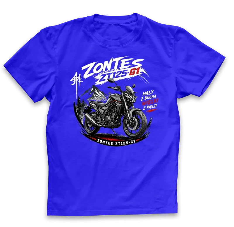 koszulka dla motocyklisty ZONTES niebieska.webp