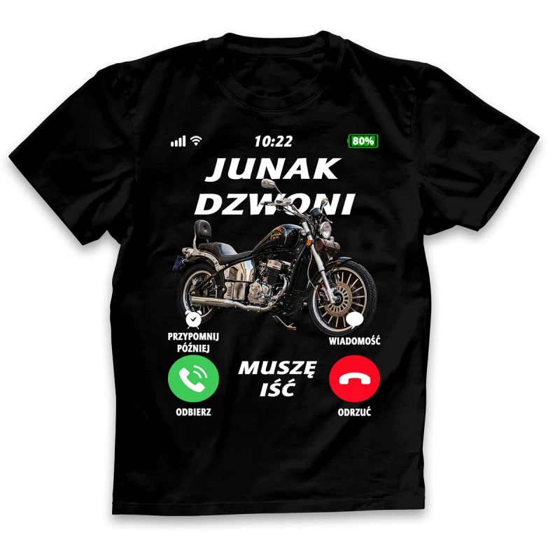 koszulka męska junak czarna.webp