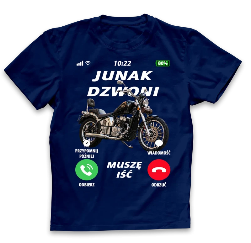 koszulka męska junak granatowa.webp