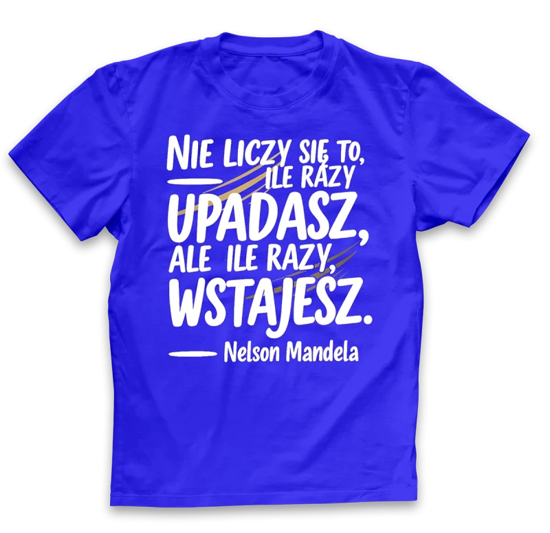 koszulka męska nie liczy się to, ile razy upadasz, ale ile razy wstajesz niebieska.webp