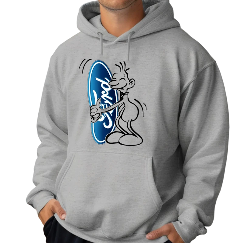 bluza męska biała fan forda.webp